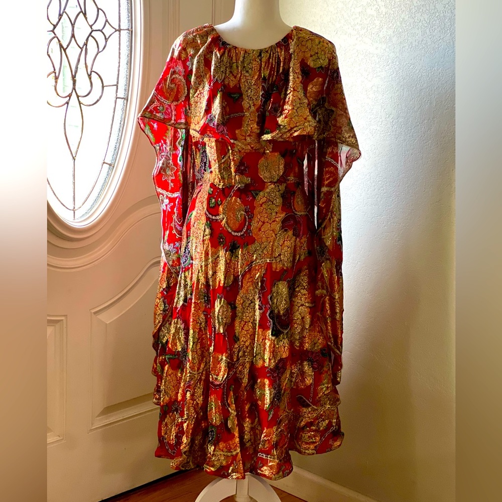 PAT SANDLER SILK GOWN 6